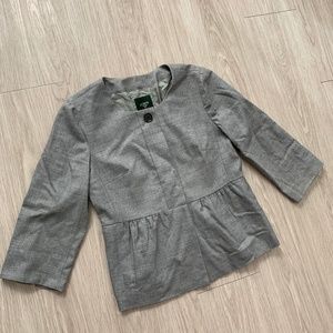 J.Crew Suiting Blazer Jacket Sz 4 Wool Blend Lined